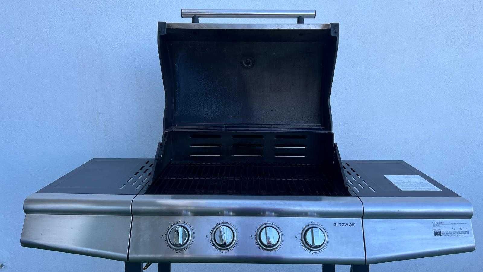 BBQ barbeque - churrasqueiro a gaz  - inox - 4 queimadores 14.4 KW