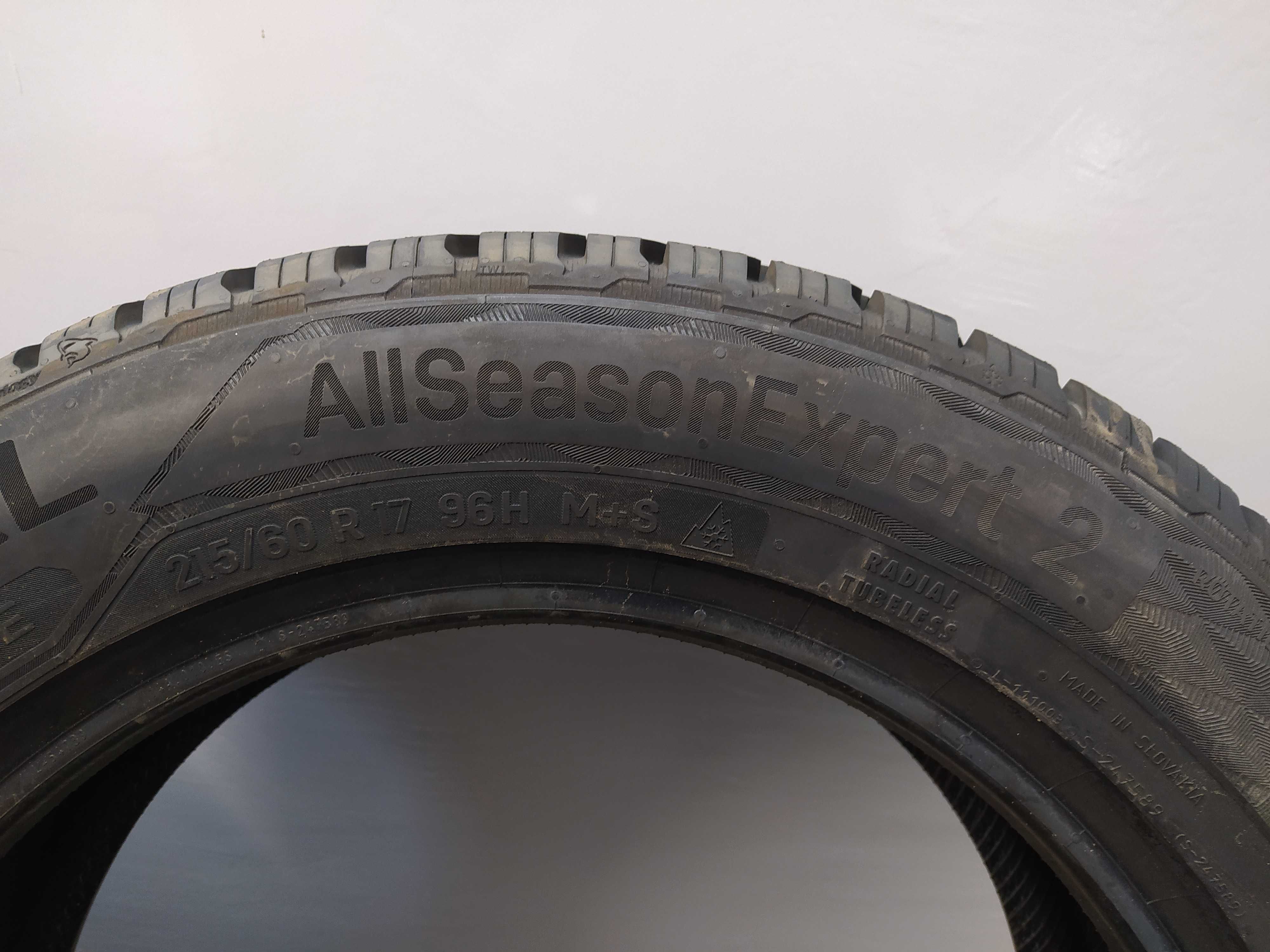 2x215/60R17 Uniroyal AllSeason Expert 2, NOWE, 2019 rok