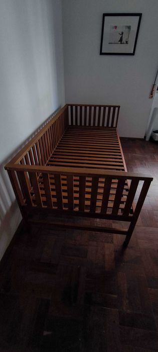 Cama sofá vintage com colchão