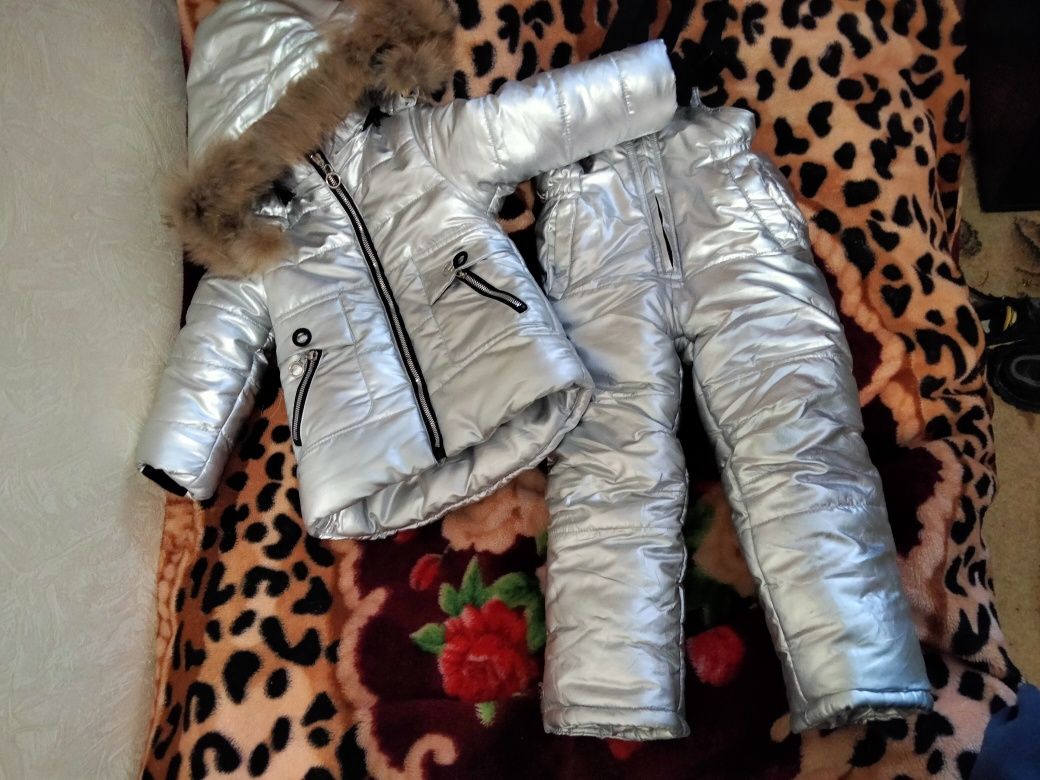 Дитячий зимовий комбінезон,штани та куртка