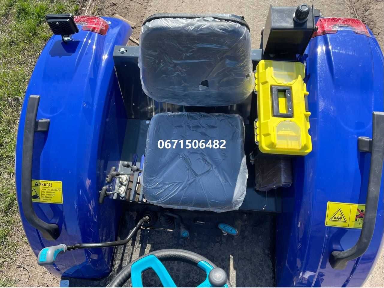 Мінітрактор Файтер Т-404-RD реверс 2 диск. счепл. примусова гідравліка