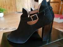 Buty botki sandały oleksy zamsz skóra roz 38