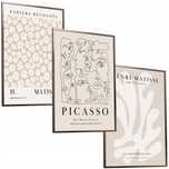 50x40 obrazy w ramie plakaty ramka PICASSO MATISSE SZTUKA SALON BOHO