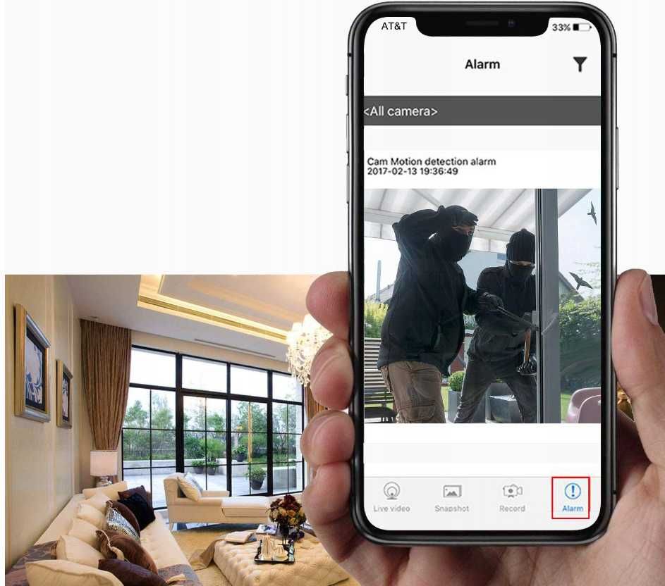 Nowoczesna MINI KAMERA WiFi Szpiegowska Ukryta Detekcja WYPRZEDAŻ