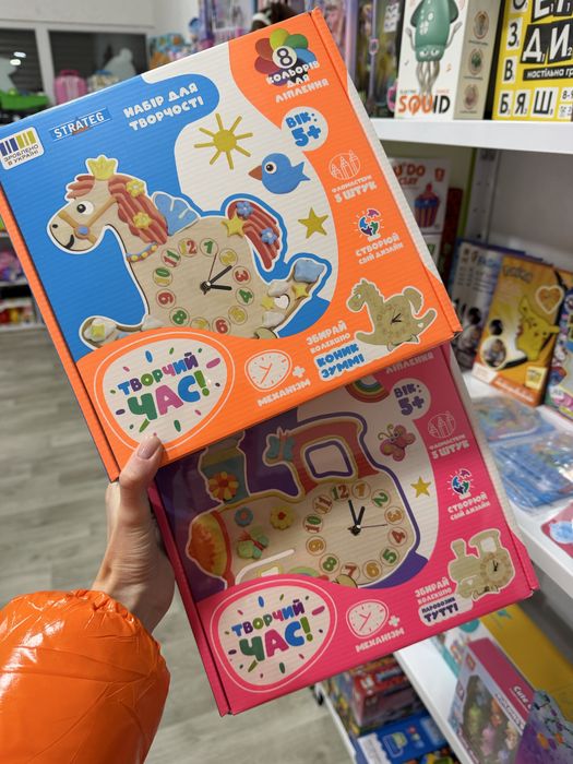 Дитячі набори для творчості в асортименті