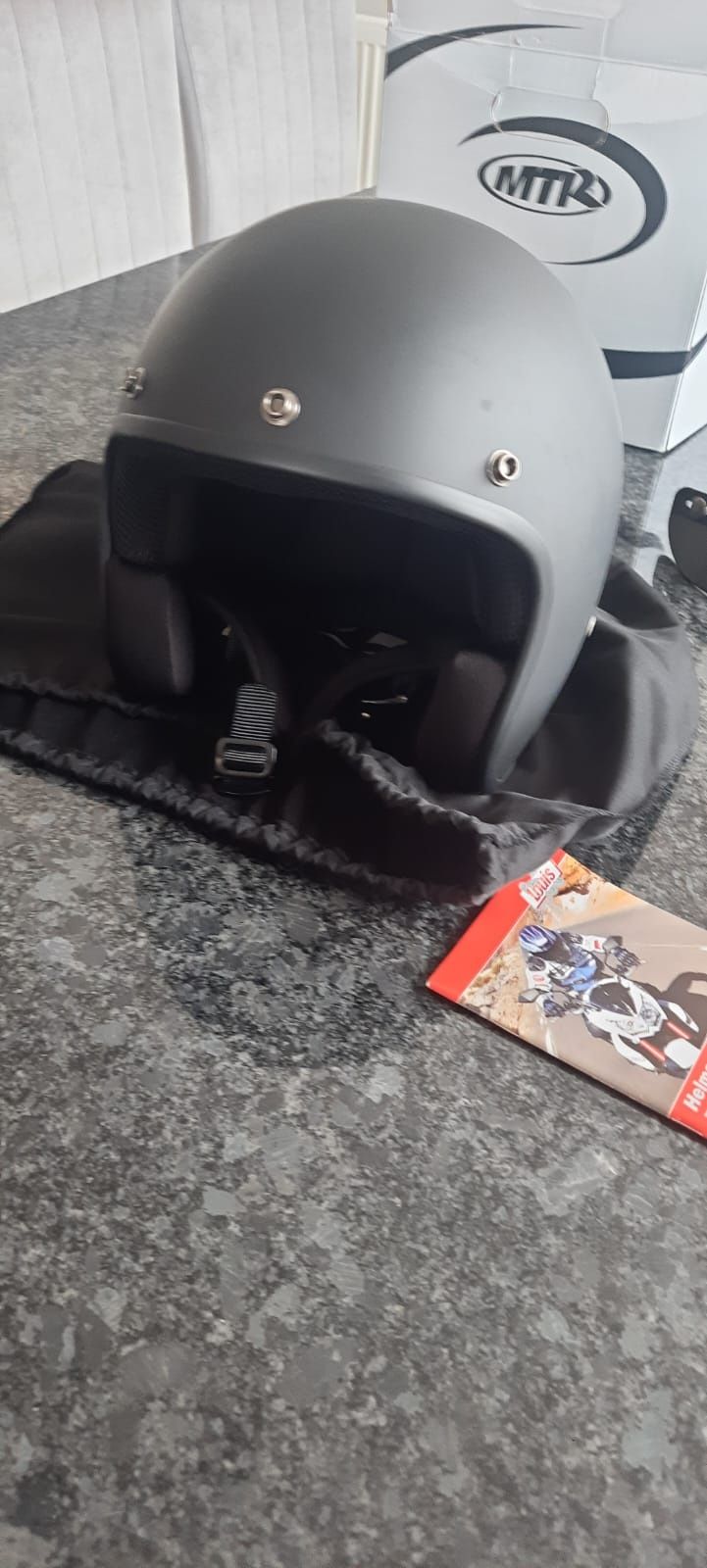 Kask motocyklowy otwarty MTR Jet Fiber rozmiar L