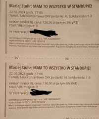 Bilety na "Mam to wszystko w Standupie" M. Stuhra w Toruniu (22 maja)