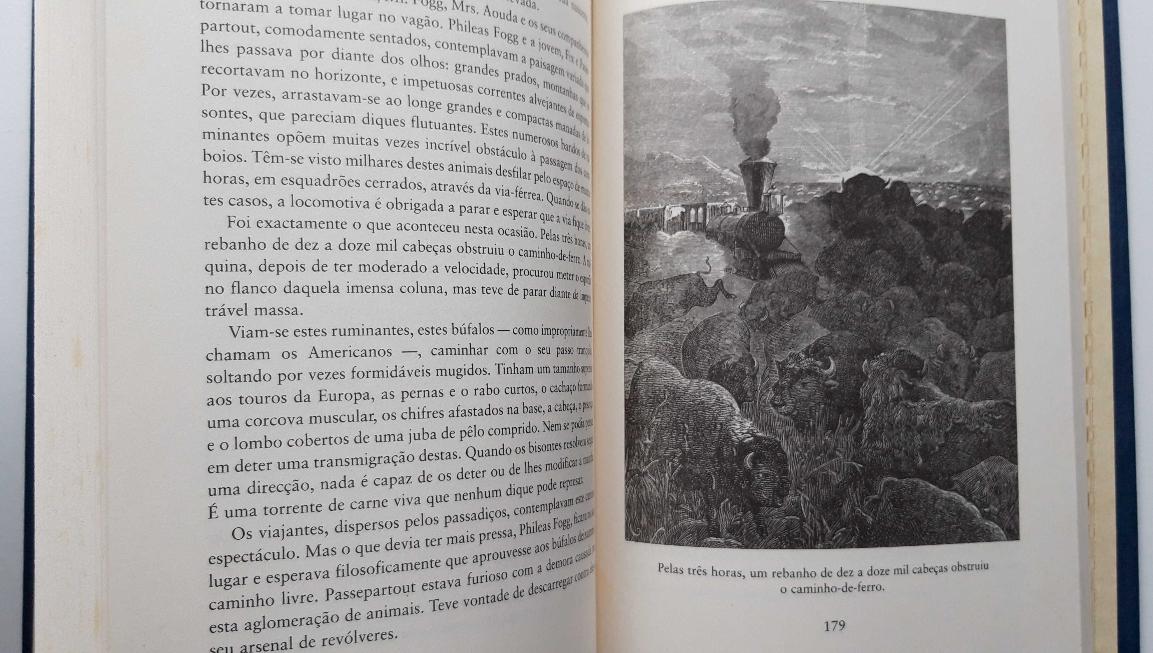Livro "A volta ao mundo em 80 dias" de Júlio Verne