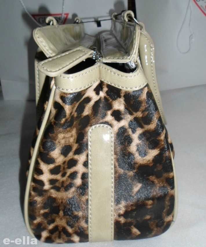 GUESS torebka damska oryginalna torba zwierzęcy print