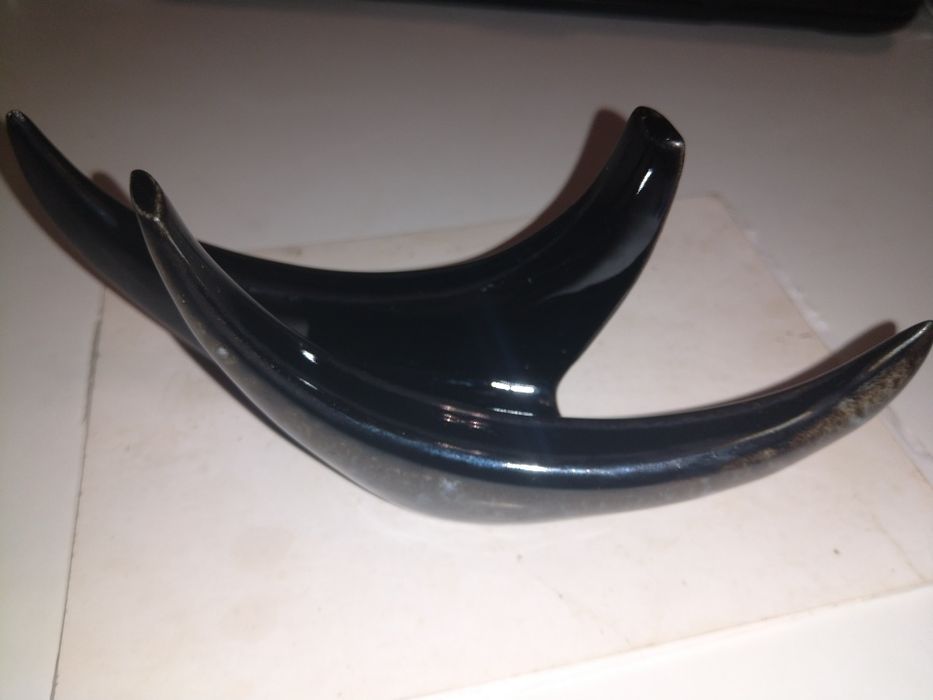 PRL Czarny serwetnik 1969