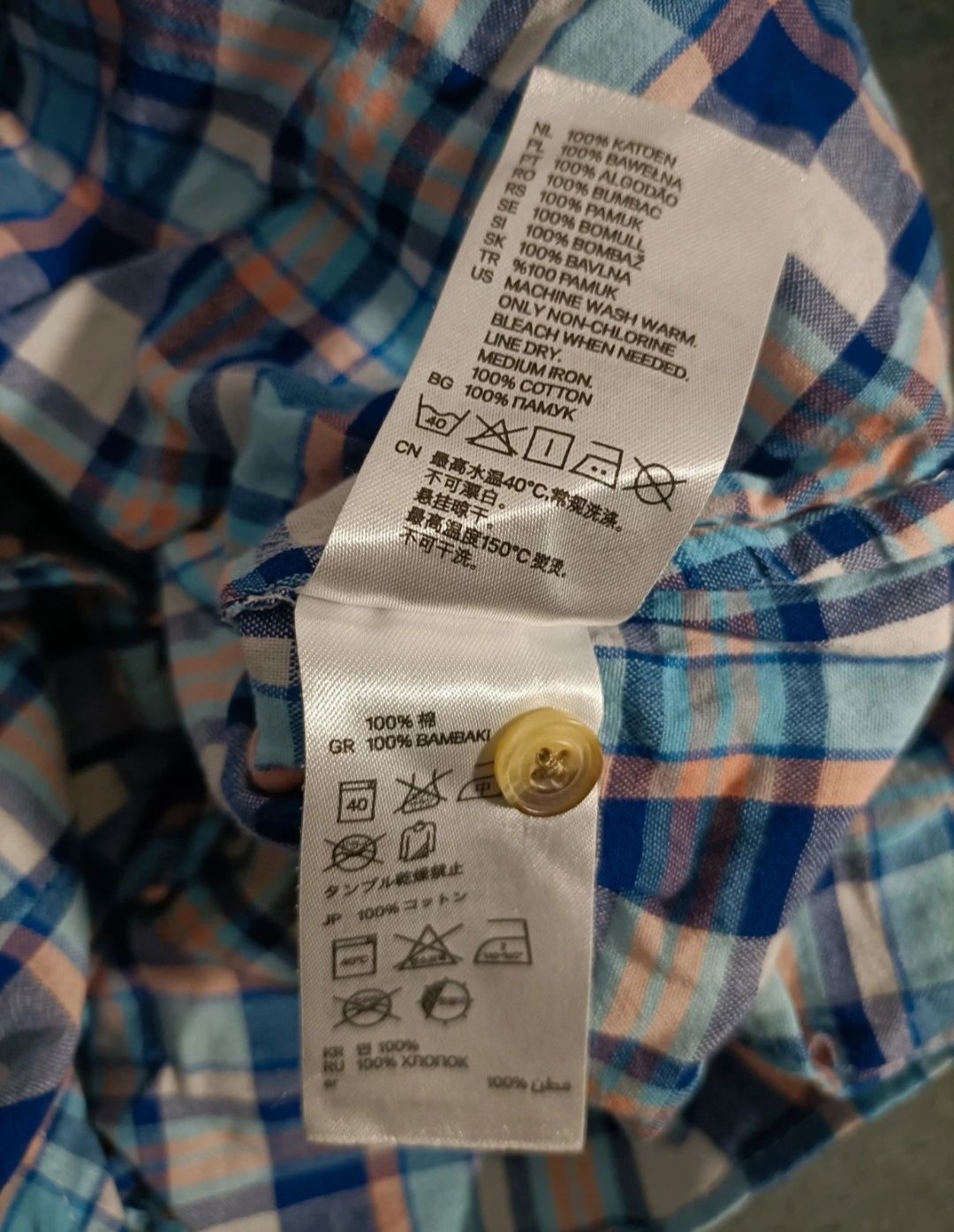 Krótka bluzka ciążowa do karmienia z kołnierzykiem H&M Mama
