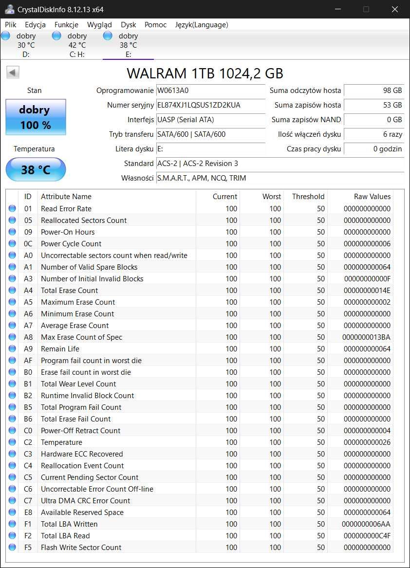 Dysk zewnętrzny SSD 1TB 2,5" USB 3.0 + etui