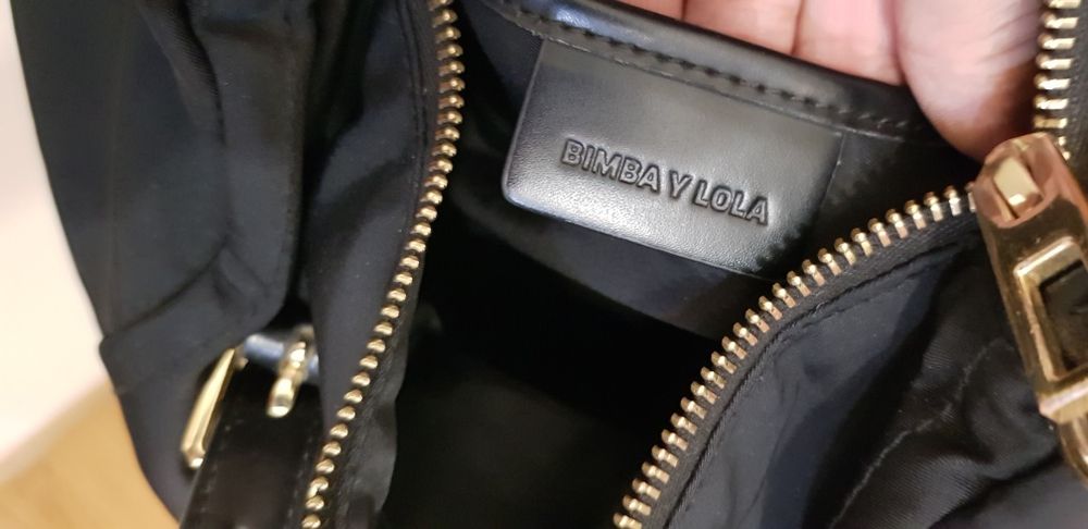 Bimba Y Lola czarna torebka z materiału