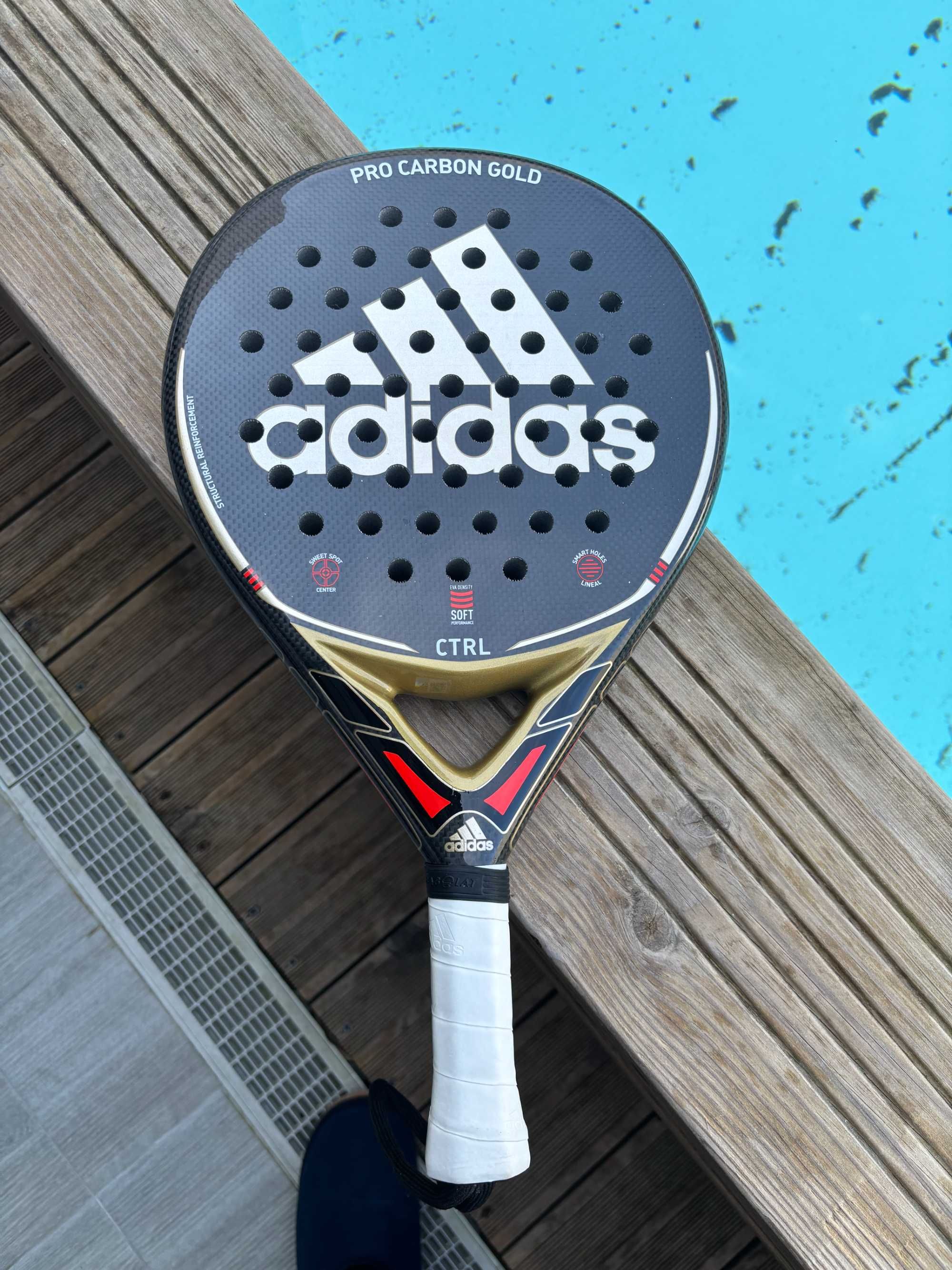 Raquete Padel Adidas Pro Carbon Gold - NOVA (nunca usada)