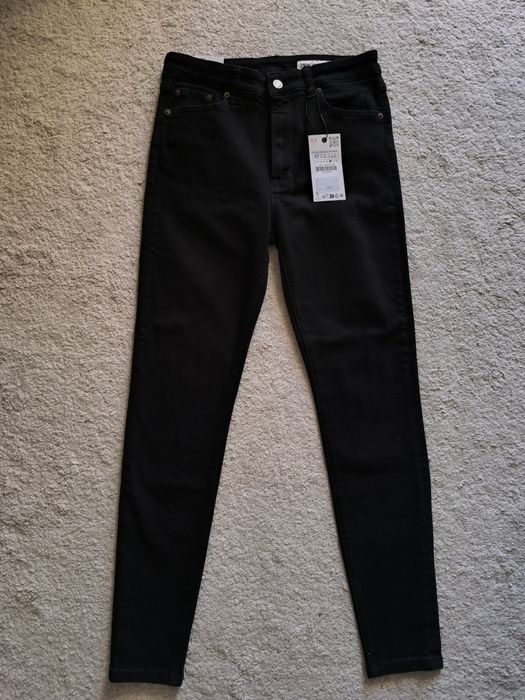 Zara spodnie jeans skinny wysoki stan r.40/42
