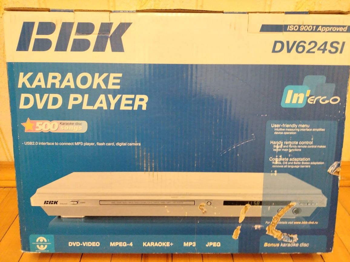 DVD-плеєр BBK DV624SI караоке