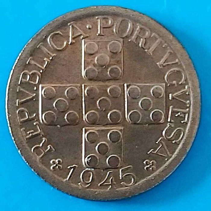 XX Centavos de 1945 Republica Portuguesa
