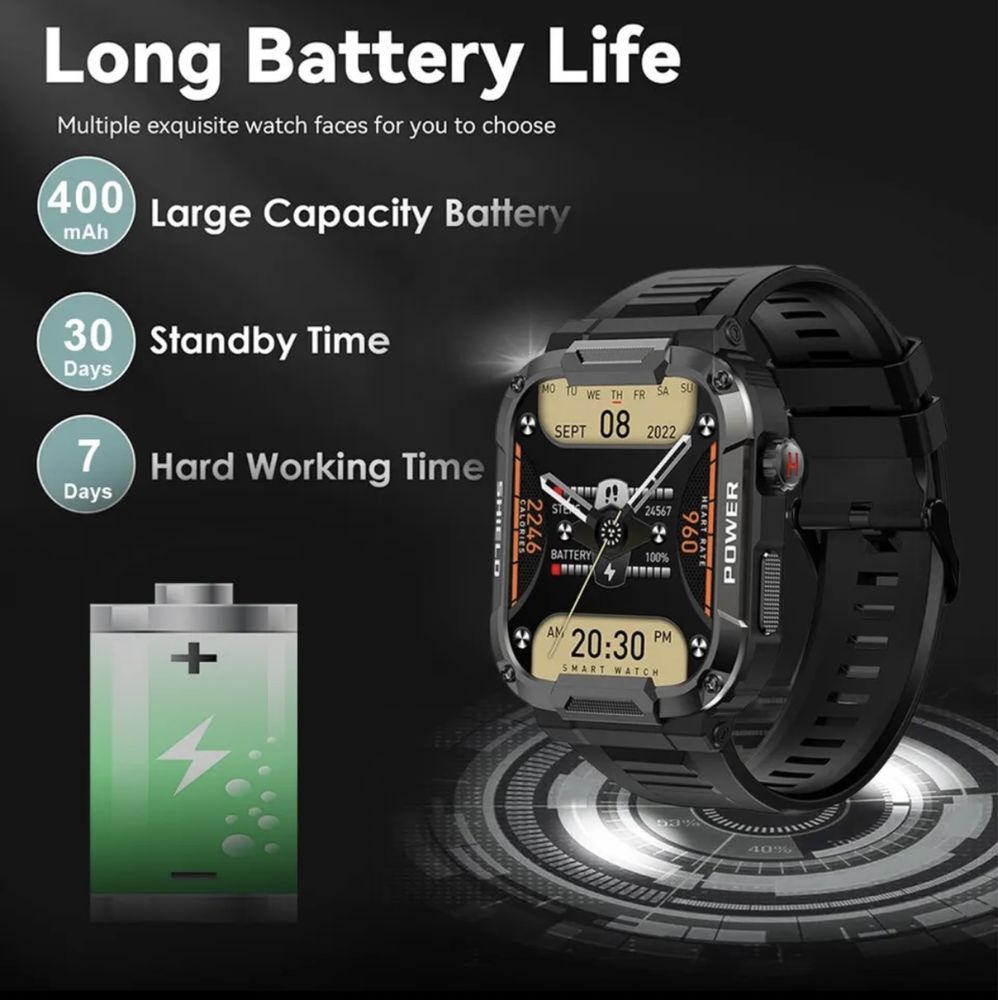Смарт годинник Smart Watch MK66+ захисне скло в подарунок