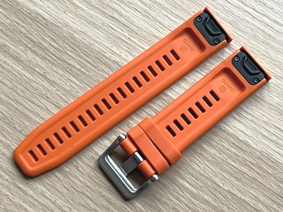 Nowy oryginalny pasek Garmin Fenix Epix QuickFit 22mm pomarańczowy