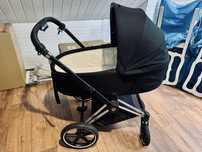 Wózek Cybex priam czarny chrome 3w1 4w1 nosidełko baza