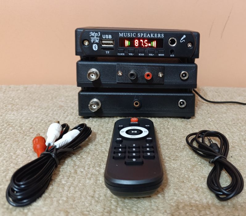 Готовий mp3 Bluetooth модуль в корпусі з блоком живлення