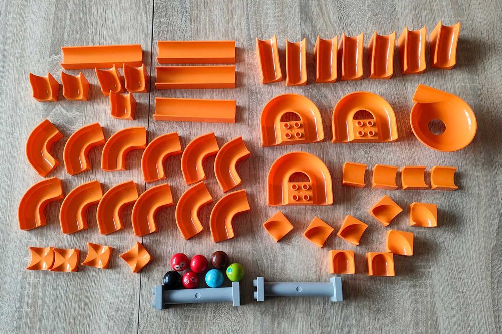 Klocki tor kulkowy kulodrom jak Lego Duplo