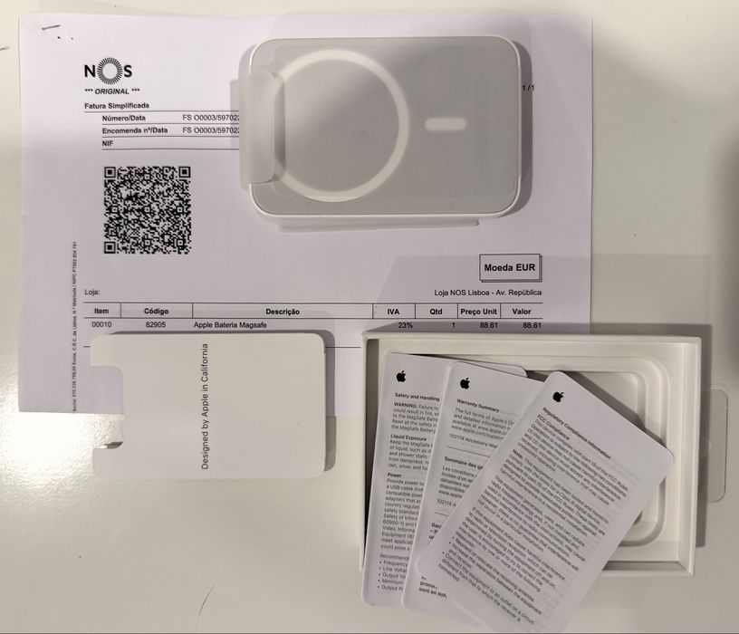 Bateria MagSafe Apple Powerbank + Capa de Proteção (OFERTA)