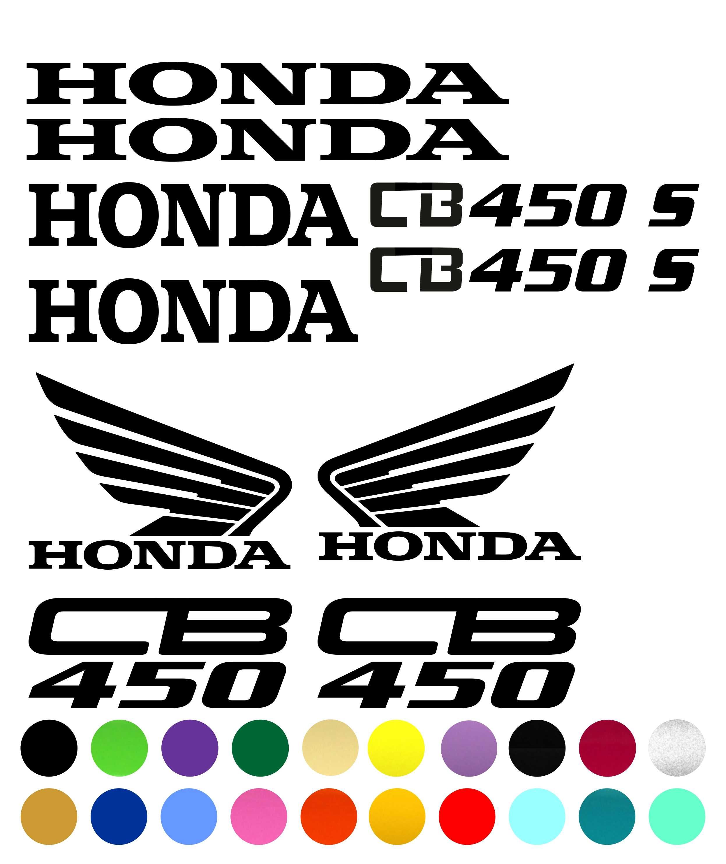 Naklejki Zestaw Honda 600CBR 900RR 929 F4i 125R 450S 1000RR Fireblade