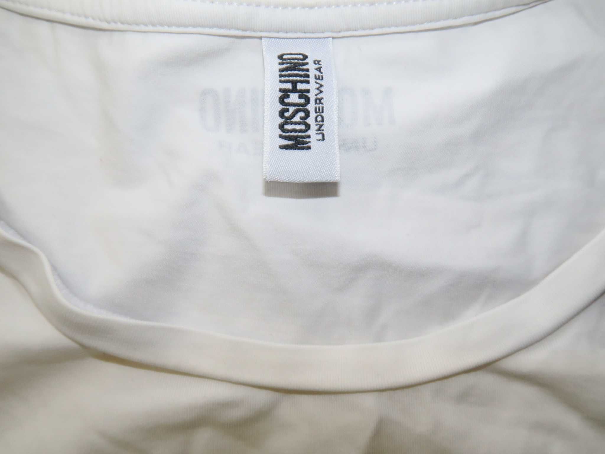 Moschino koszulka t-shirt z pagonami L