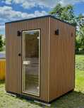 Sauna ogrodowa lamelowa