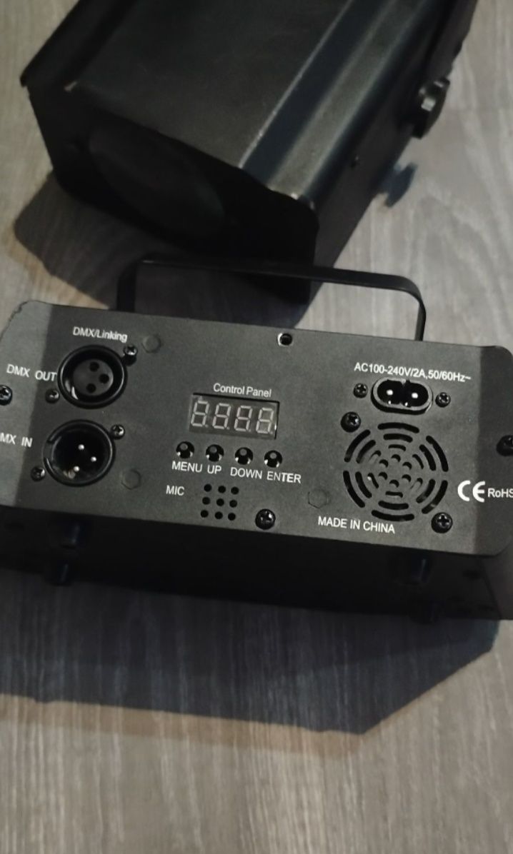 Oświetlenie dyskotekowe projektor, laser, stroboskop