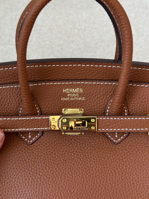 Сумка Hermes Birkin 20 Brown шкіра
