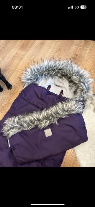 Śpiwór do wózka plus mufka beztroska