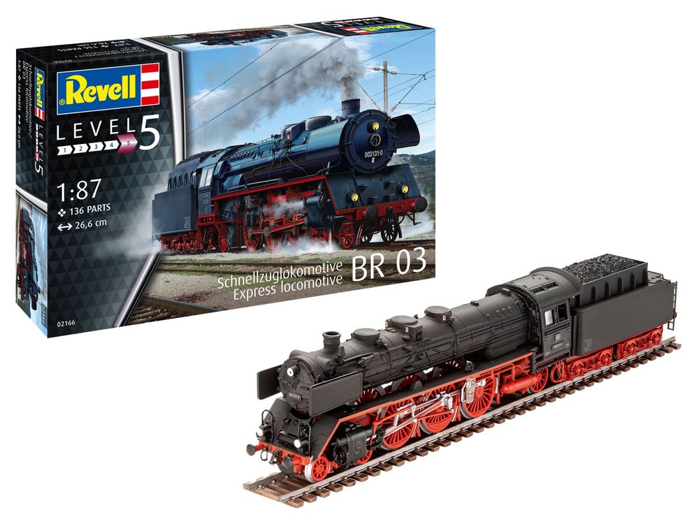 Model do sklejania LOKOMOTYWA 1/87 Revell 02166 BR 03