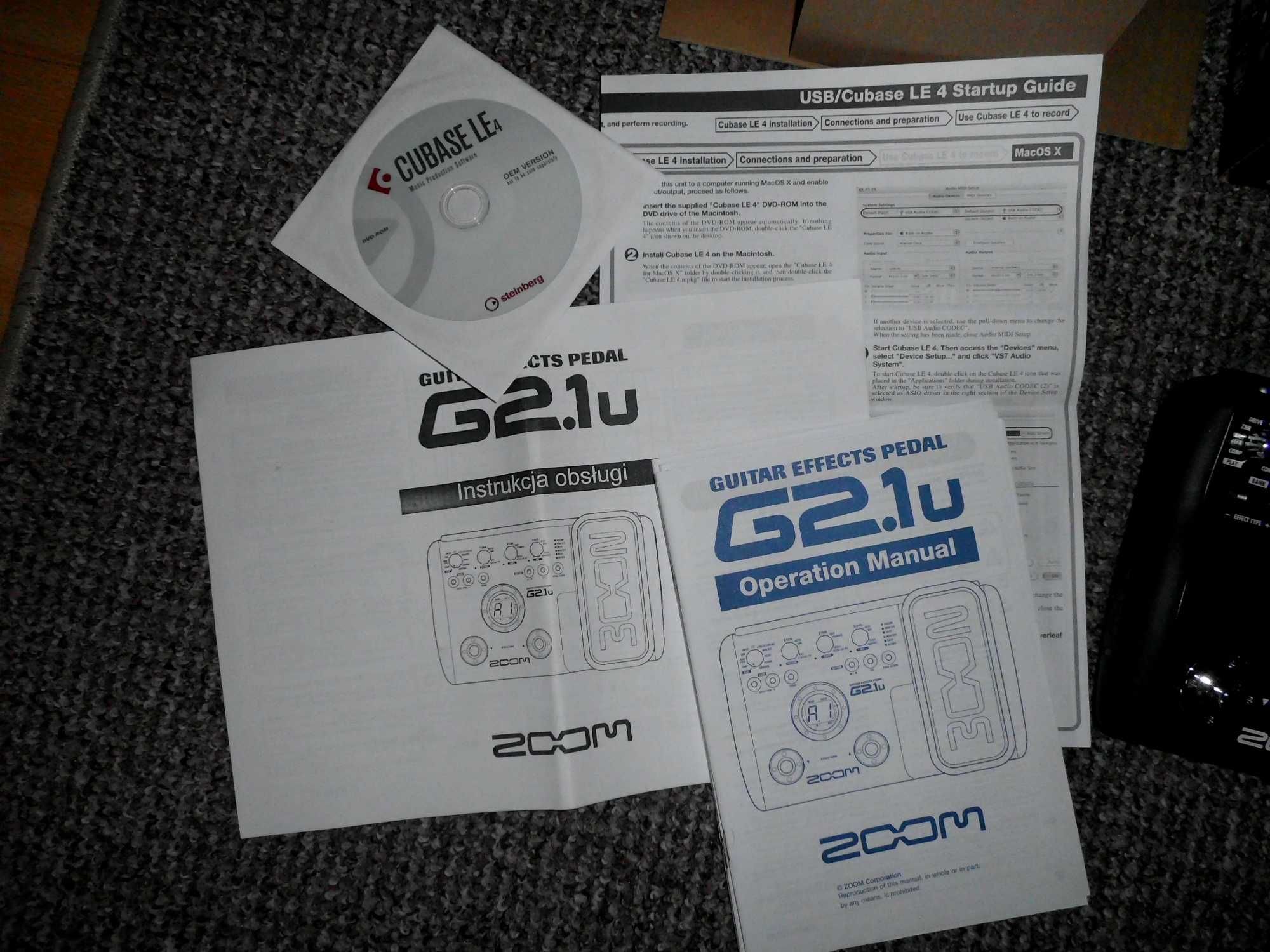 multiefekt gitarowy z pedałem ekspresji ZOOM G2.1u