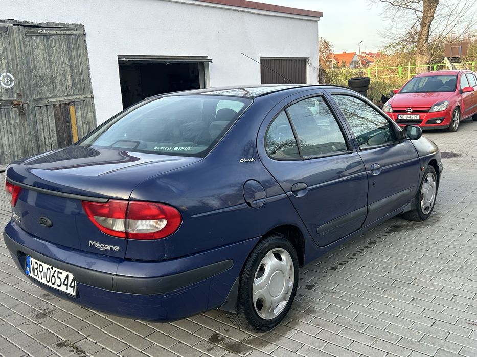 RENAULT MEGANE 1.6 Benzyna 2002 r OC na rok cAsu