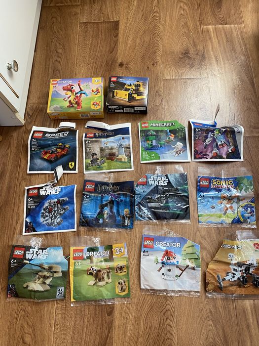 LEGO оригинал — 14 наборов (полибэги, мини-наборы) одним лотом