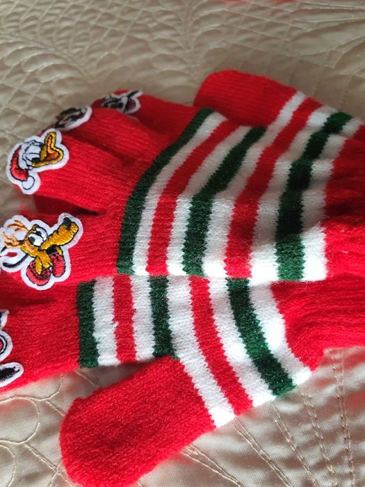 luvas de menina natal disney novas