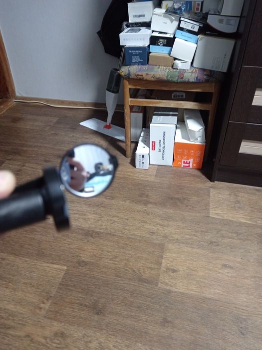 Мини зеркало на торец руля вело мото самокат и др