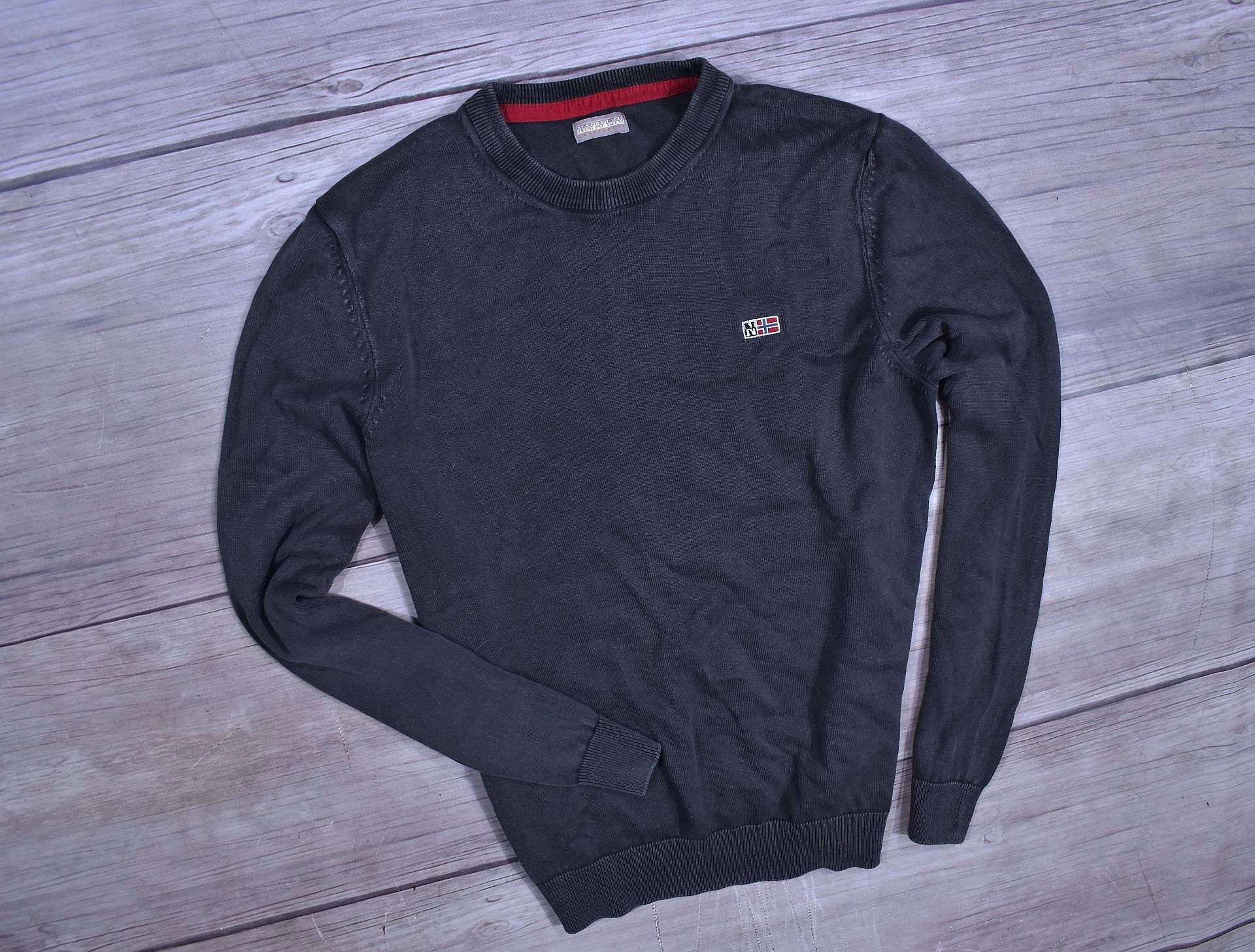 Napapijri Logowany Sweter Męski Cotton / M