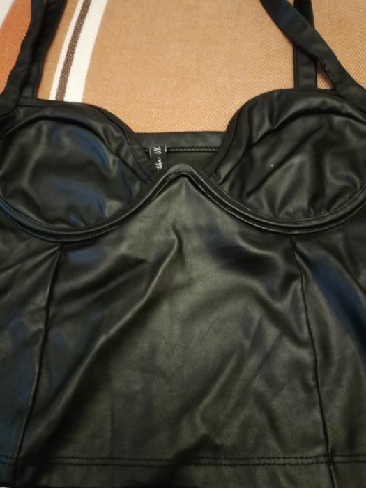 PROMOCJA! Komplet z eko skóry- bielizna osobista.