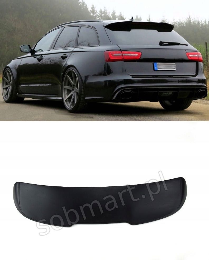 Спойлер Audi A6 C7Avant бленда козырек накладка на багажник ляду