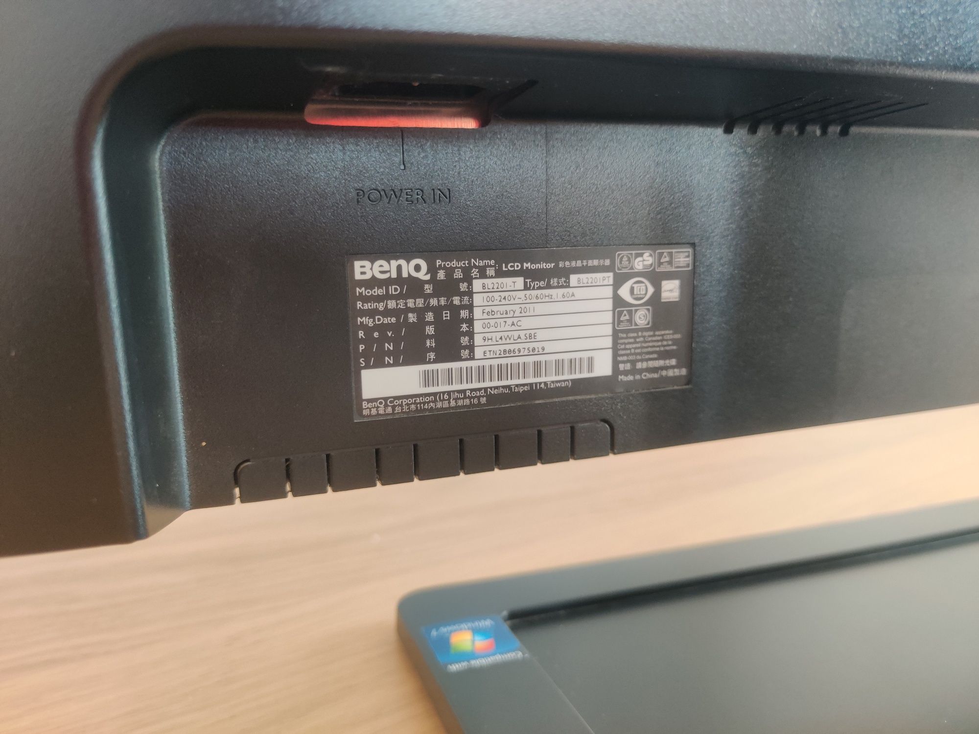 Monitor BenQ BL2201