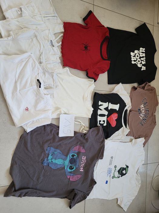 Sprzedam koszuli, crop topy dla dziewczynki