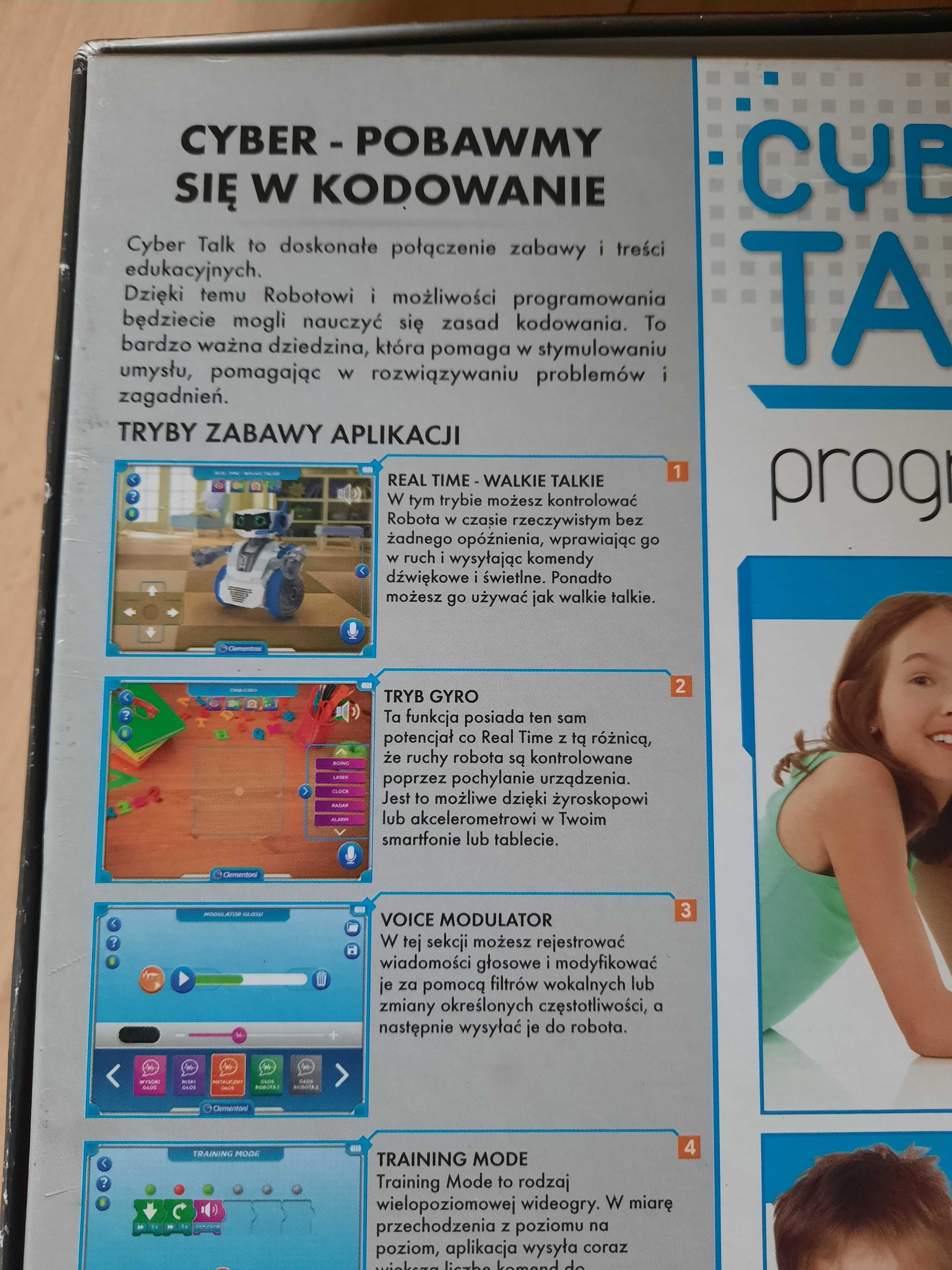 cyber talk robot programowalny od 8 lat