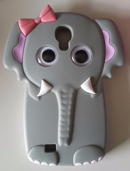 Capa 3D elefante para Samsung S4