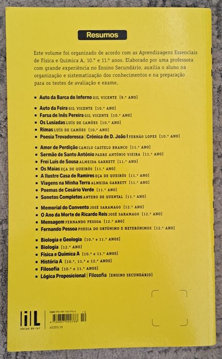 Lilivro de resumos de fisica e química A