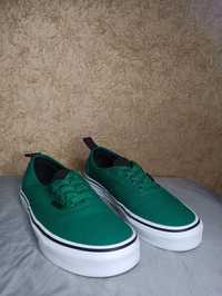 Vans Authentic Ultramarine Green Canvas Slip-on