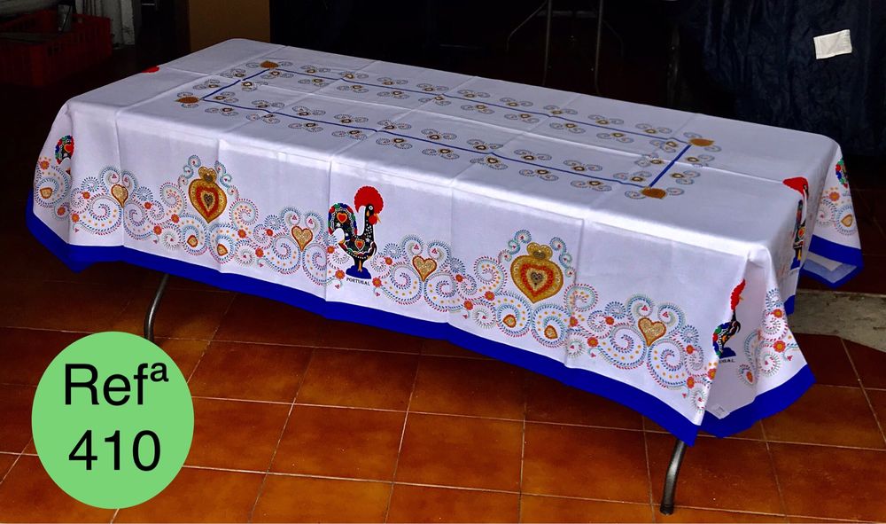 Toalhas de mesa novas alusivas ao Galo de Barcelos