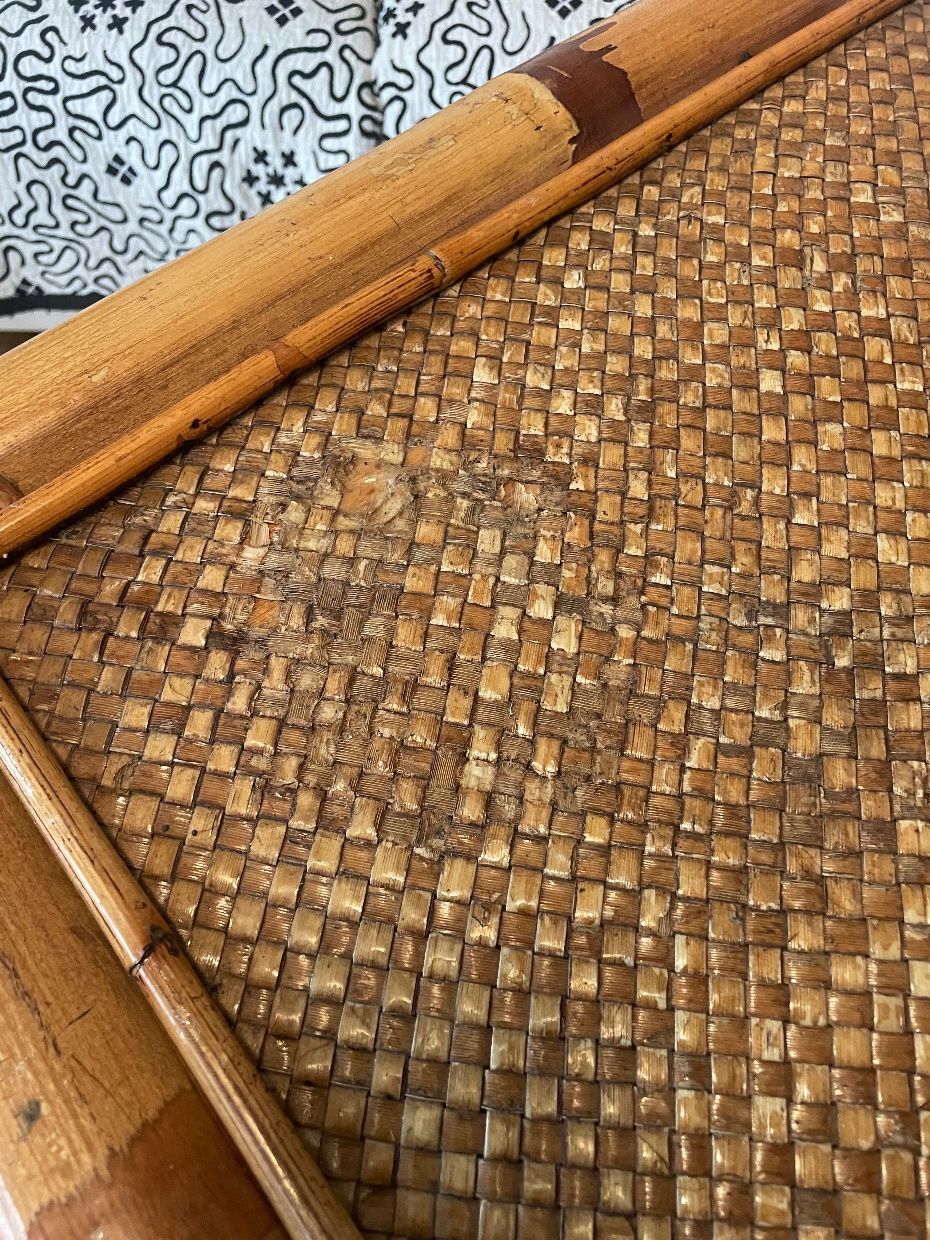Szafka bambusowa, rattanowa, boho